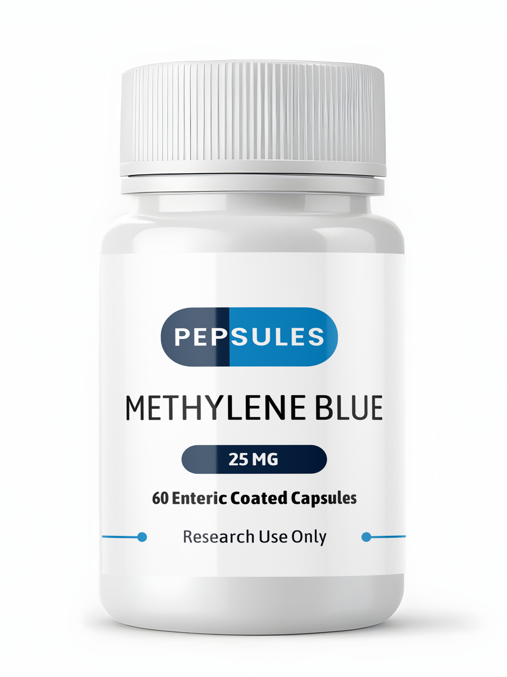 Pepsules Blue X 5 mg enteric-coated research capsules
