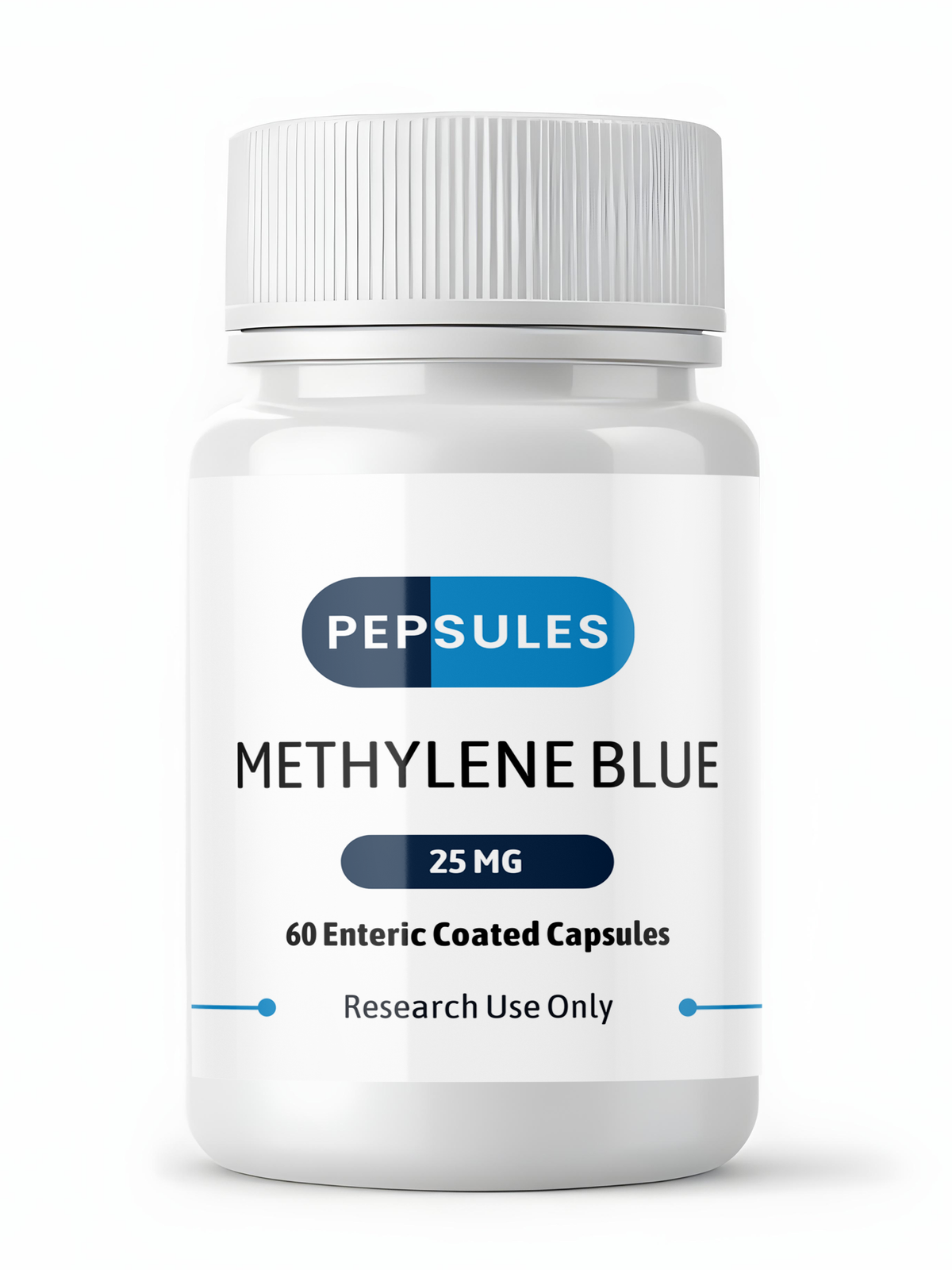 Pepsules Blue X 5 mg enteric-coated research capsules